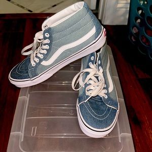 Denim VANS worn once